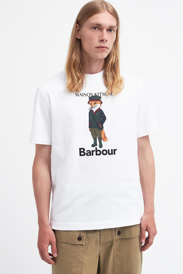 T-shirt Fox Beaufort Barbour x Maison Kitsuné