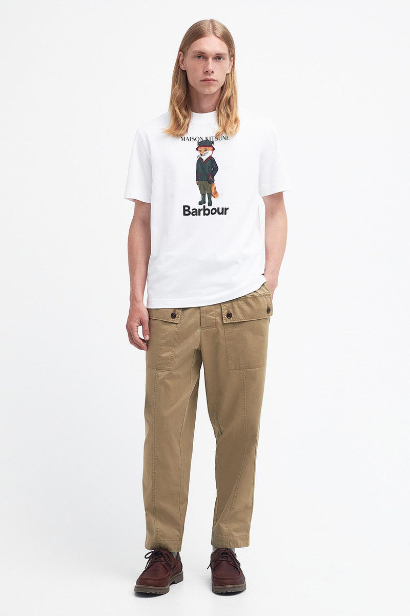 T-shirt Fox Beaufort Barbour x Maison Kitsuné