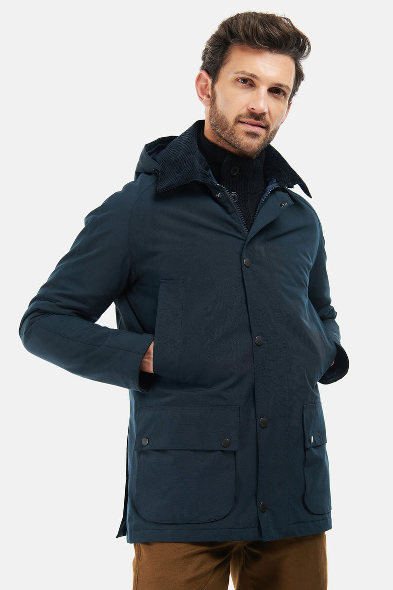 Jacket Barbour Uomo Inverno Barbour Giacca Invernale Ashby Navy