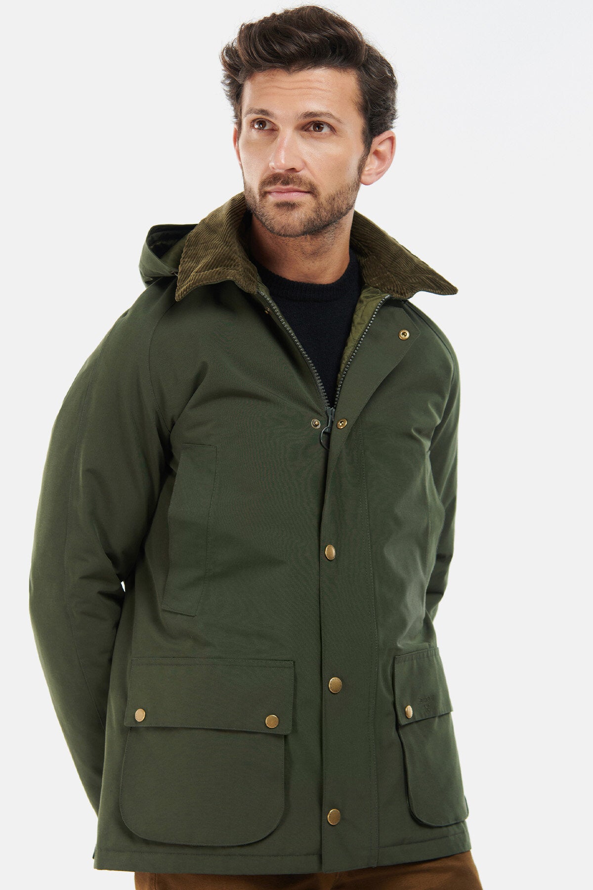 【値下げ】Barbour ASHBYダークグリーン ジャケット Barbour Men's Winter Ashby Jacket – HimandHerBoutique
