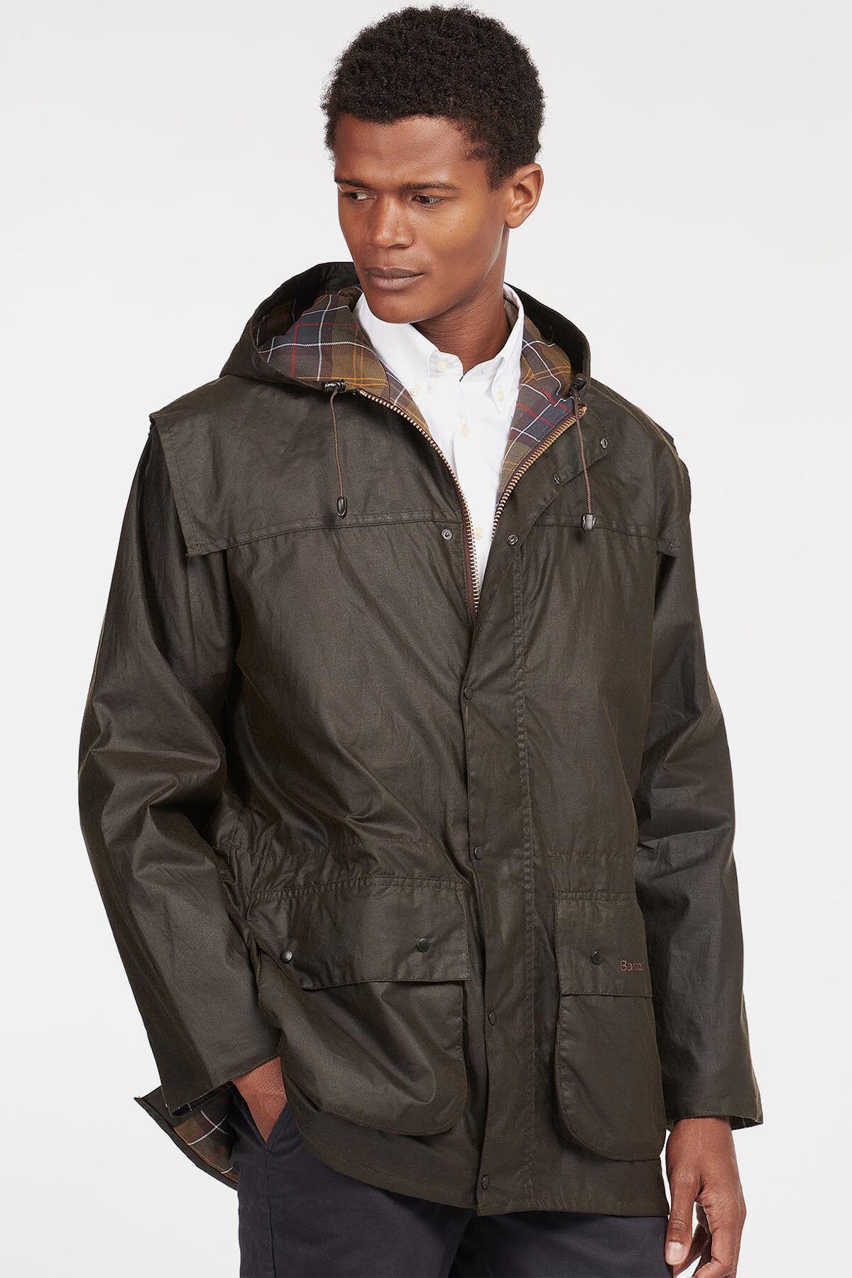 Classic Durham Wax Jacket Olive by Barbour | Men | WP Store