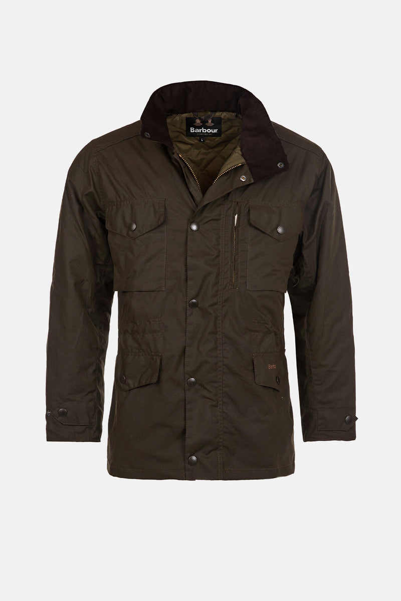 Sapper Wax Jacket Olive classic by Barbour Men WP Store