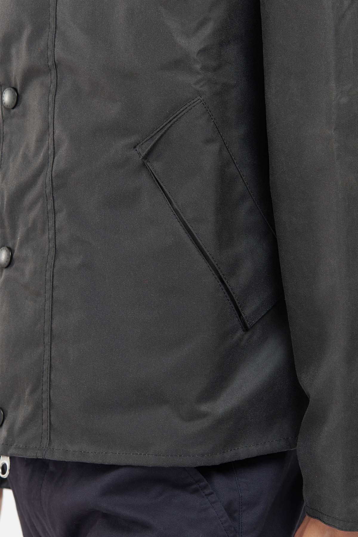OS Transport Wax Jacket Grey by Barbour | Men | WP Store