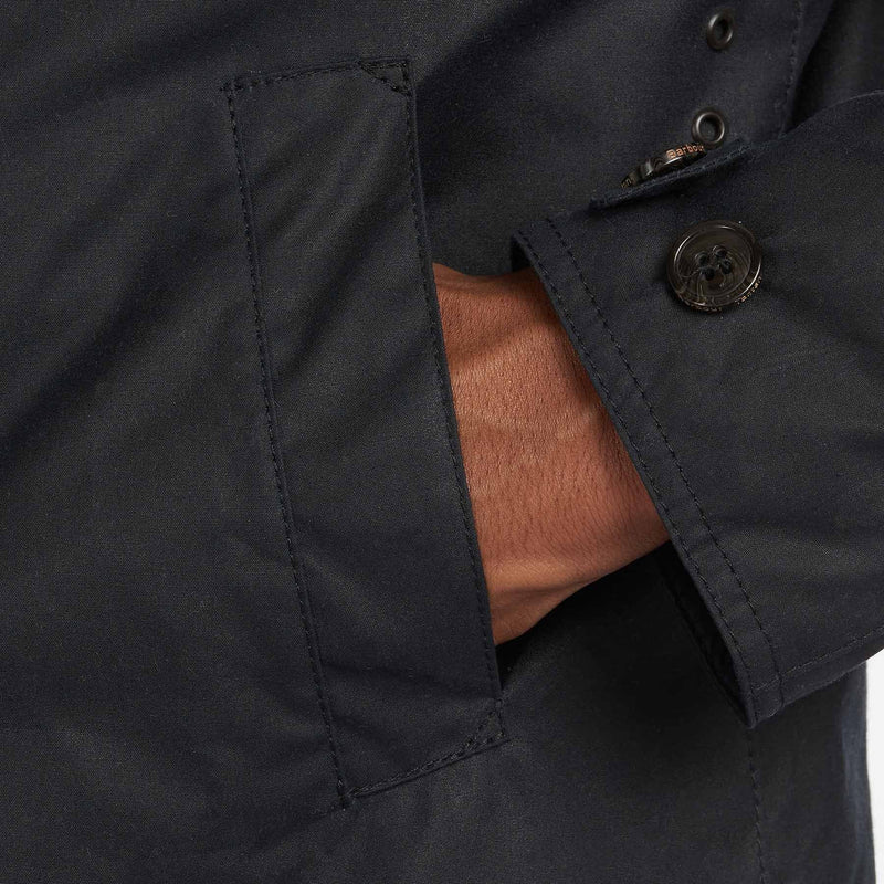 Giacca in cotone cerato