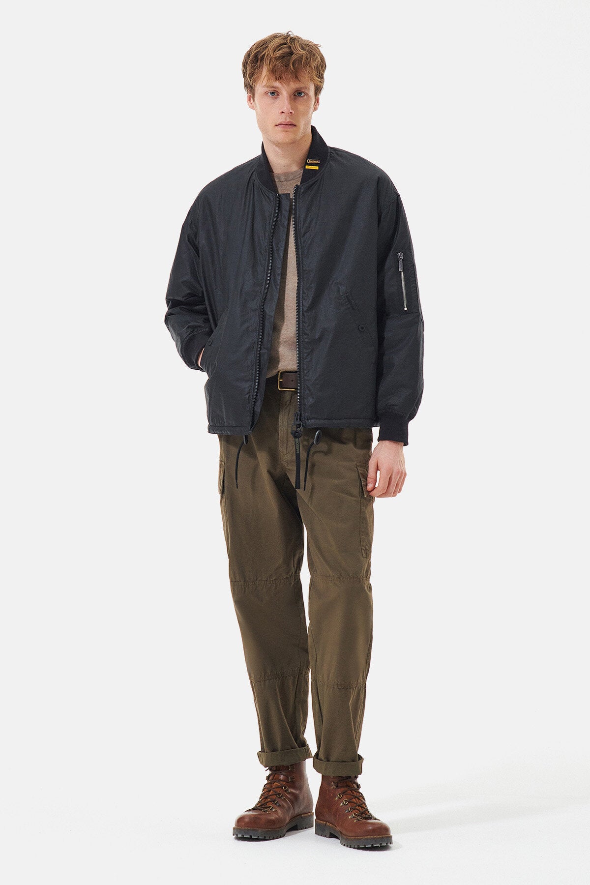 Flyer Wax Field Jacket Black by Barbour | Men | WP Store