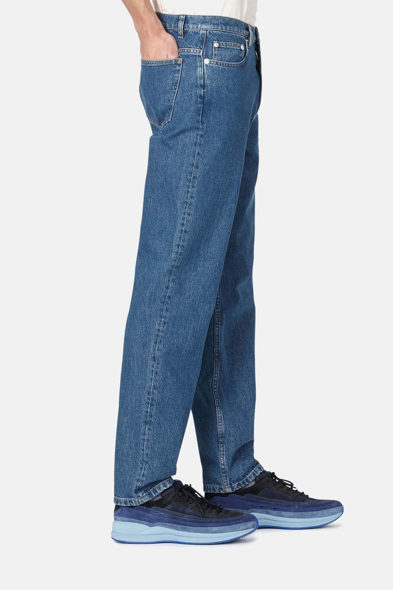 Straight leg cut jeans