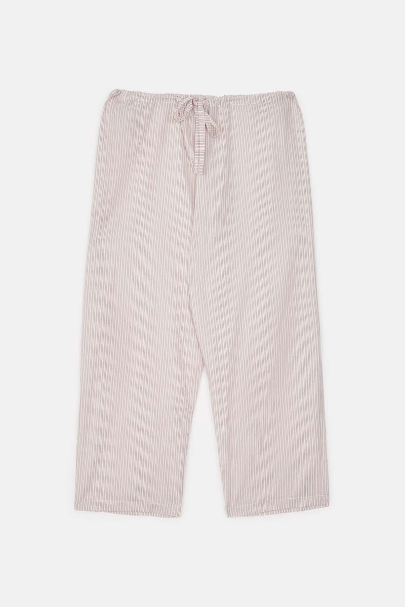 Beige striped pyjama set