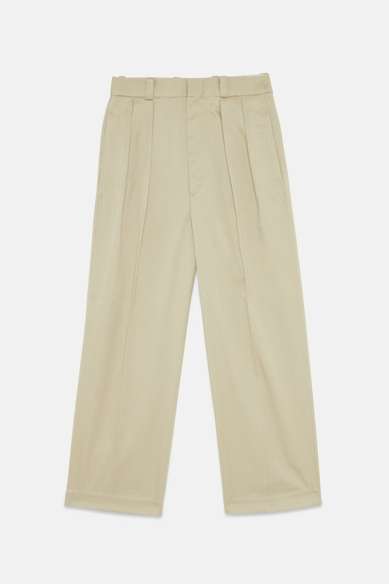 Double Pleat Chino Trousers