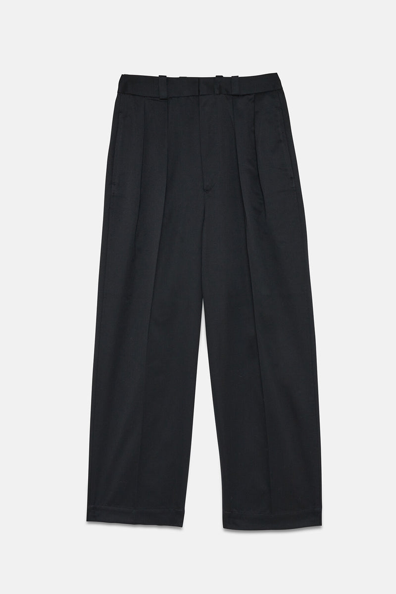 Double Pleated Chino Trousers