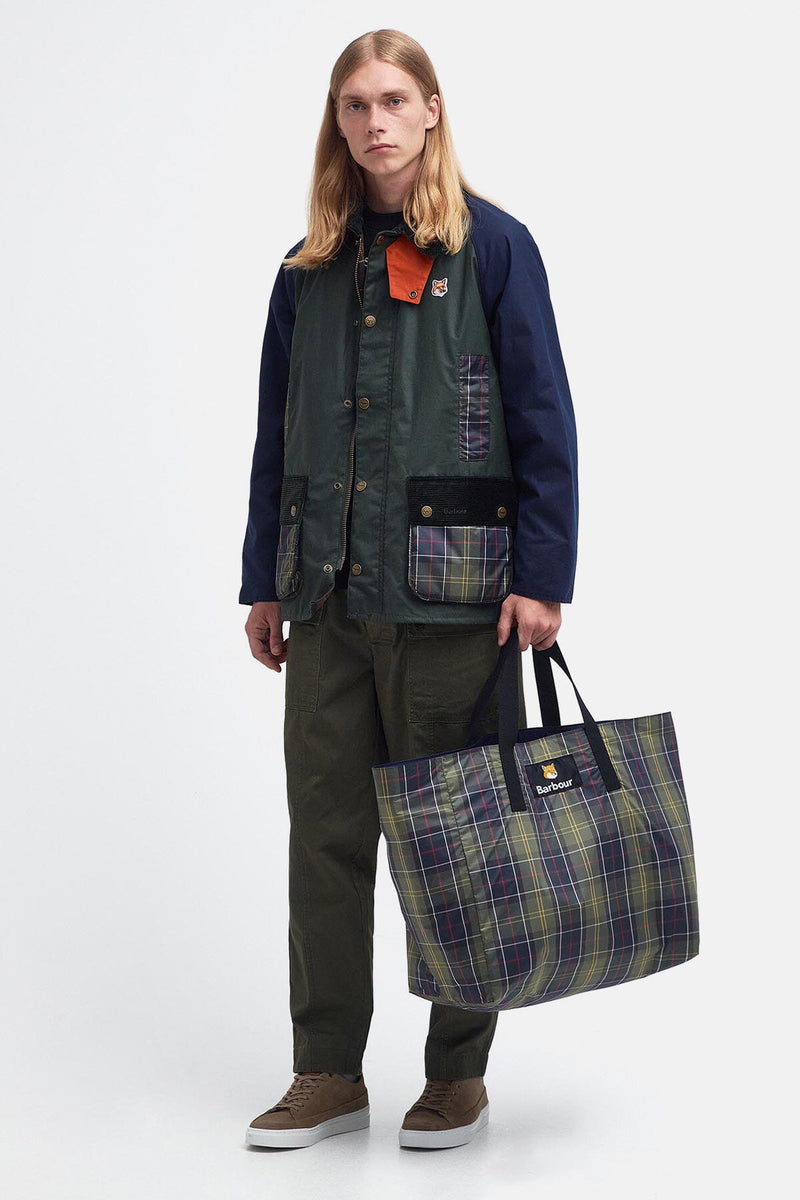 Barbour x Maison Kitsuné Reversible Tote Bag