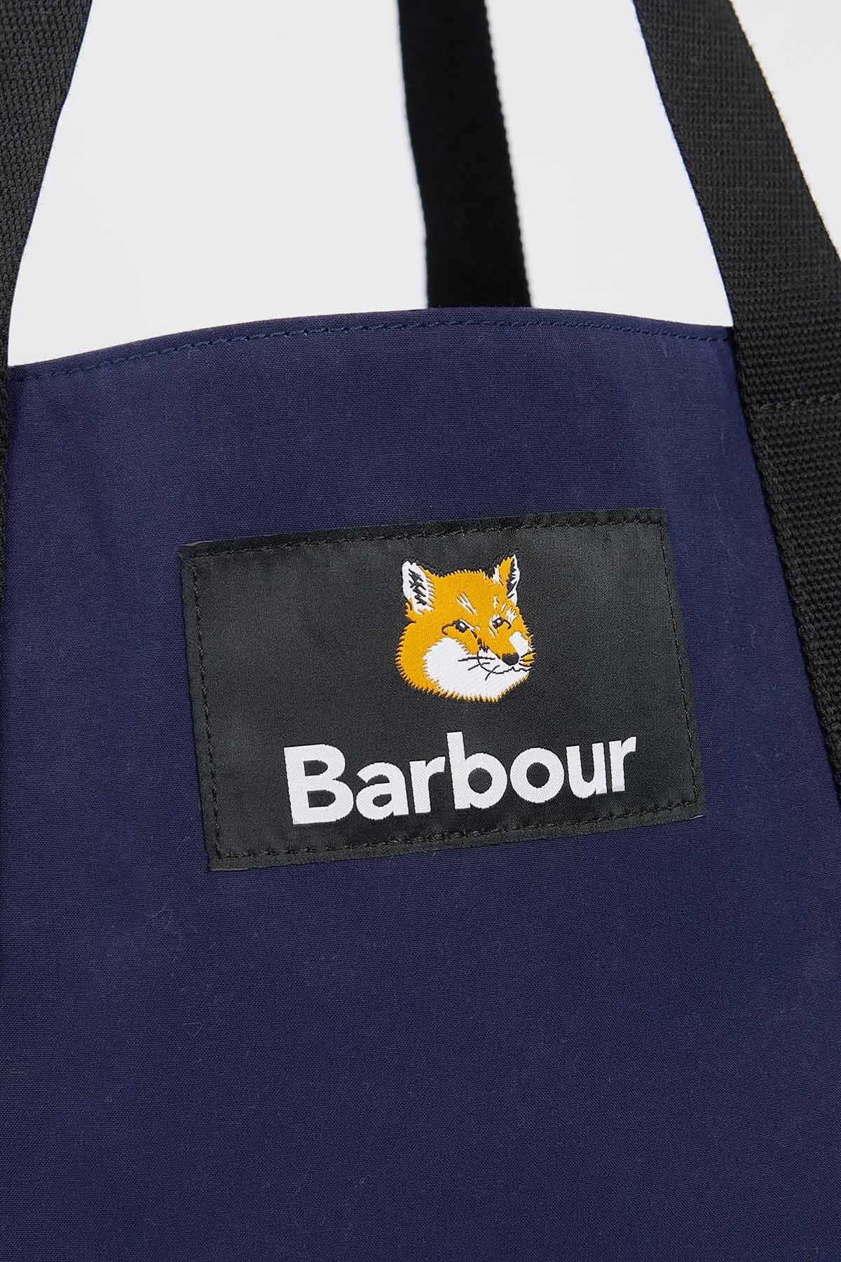 Barbour x Maison Kitsuné Reversible Tote Bag Dk navy by Barbour