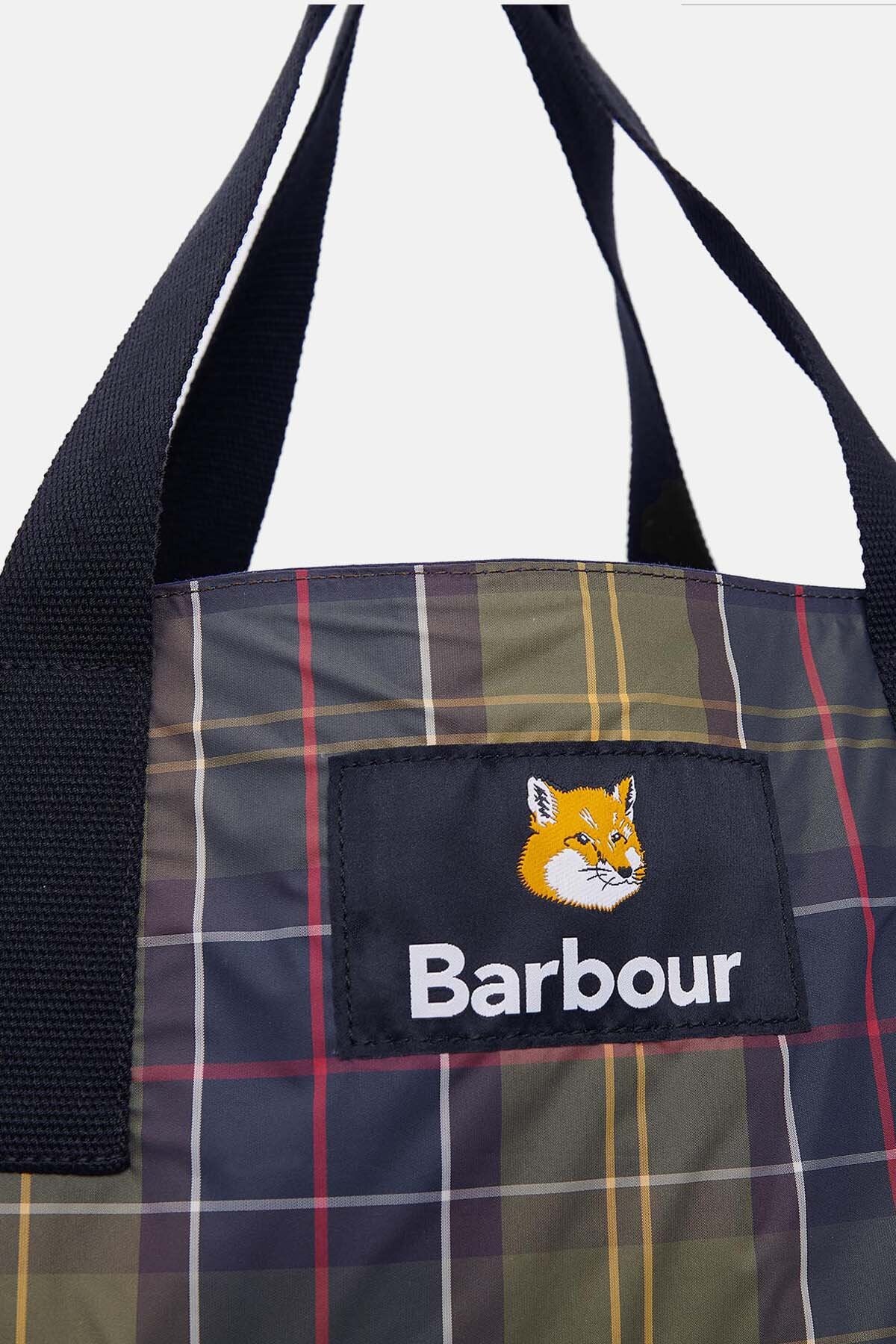 Barbour x Maison Kitsuné Reversible Tote Bag Dk navy by Barbour