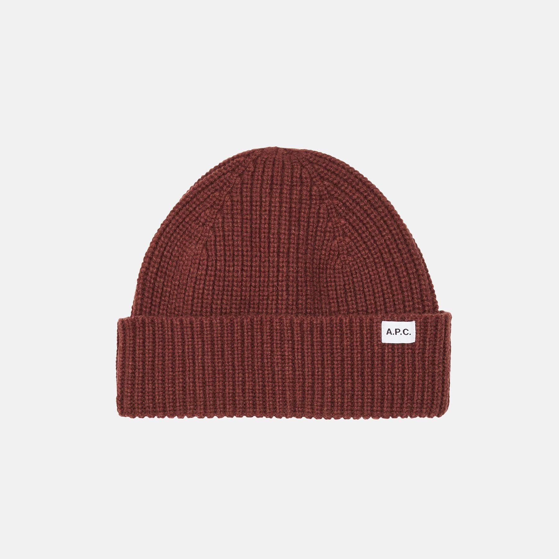 Gaf Hat Wool and cashmere hat Terracotta by Apc | Women | WP Store